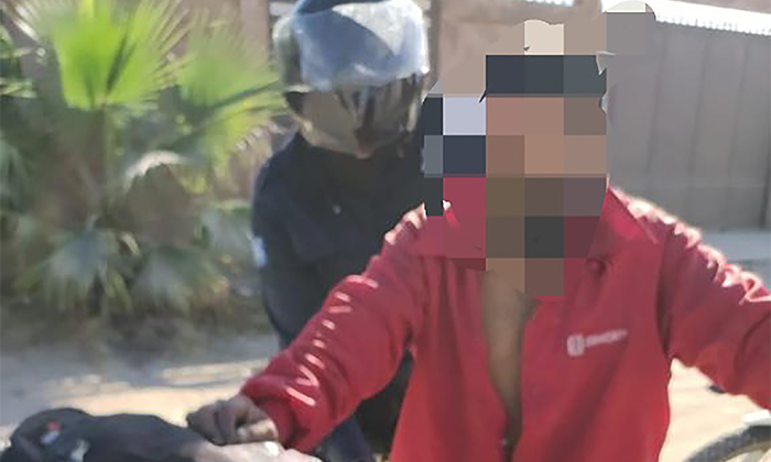 Cae sujeto por cachetear a su mujer y su hijastra en la colonia Puerta Real