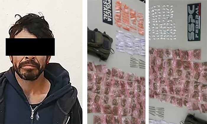 Aseguran a presunto narcomenudista en Nogales