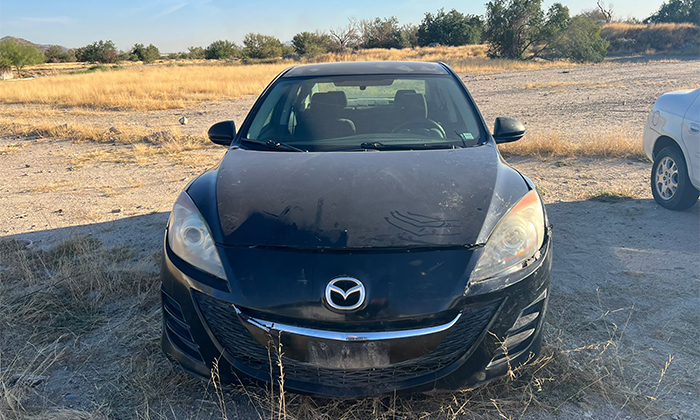 Localizan abandonado automóvil robado