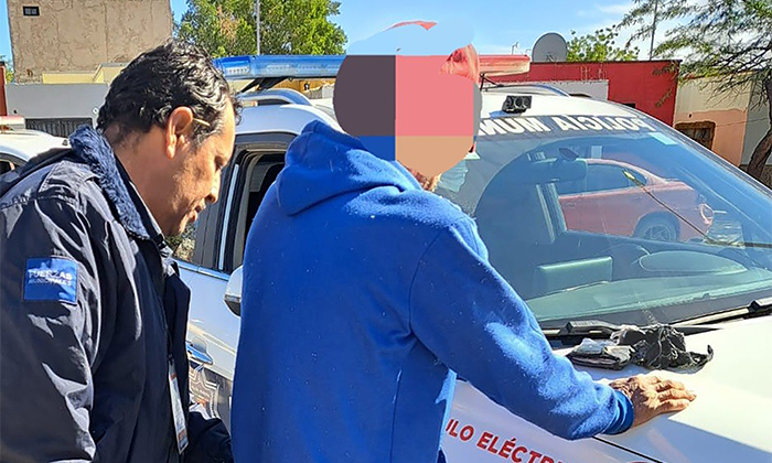 Aprehenden a individuo por allanar vivienda en la colonia Altares