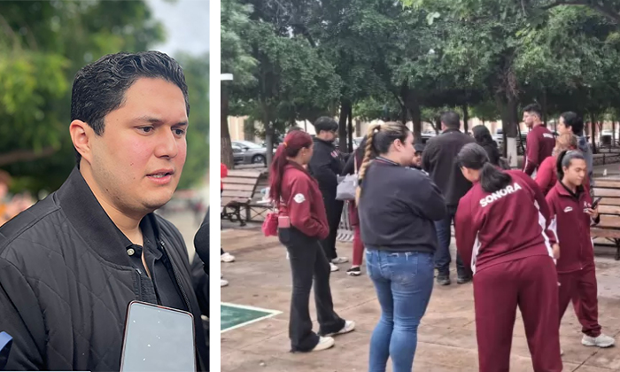 Protestan en demandan de pago de becas; Atletas de alto rendimiento