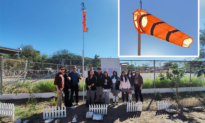 Instalan alumnos del Cobach estación meteorológica