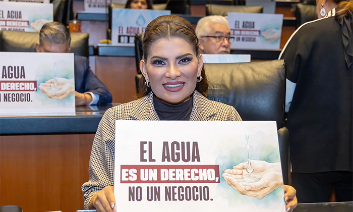 El agua es un derecho no una mercancía