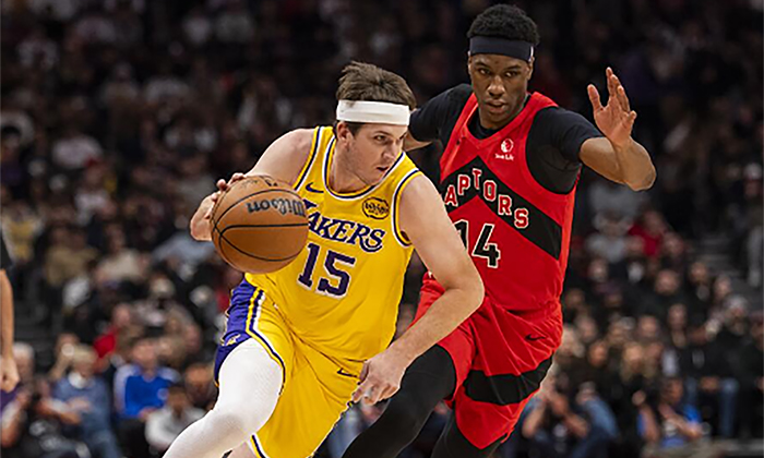 Lakers vence de último momento a Raptors con triple de Rui Hachimura