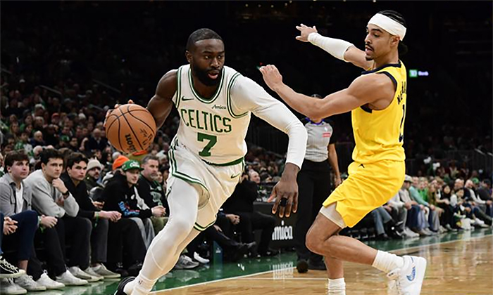 Boston se impone a Pacers por 140-122 con gran actuación de Jaylen Brown