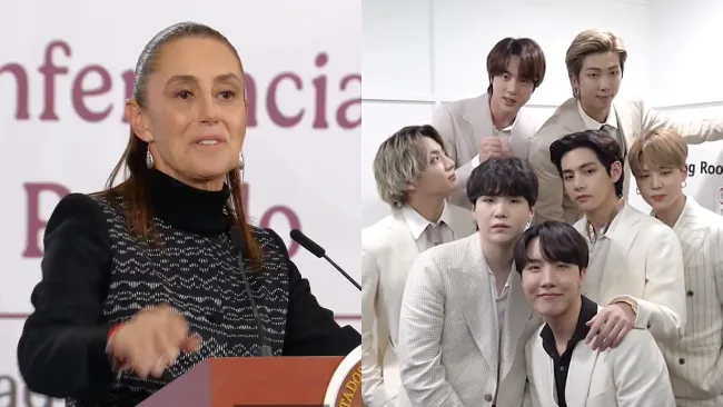 Busca Claudia Sheinbaum ampliar la agenda de BTS en México mediante gestiones directas con el gobierno de Corea del Sur