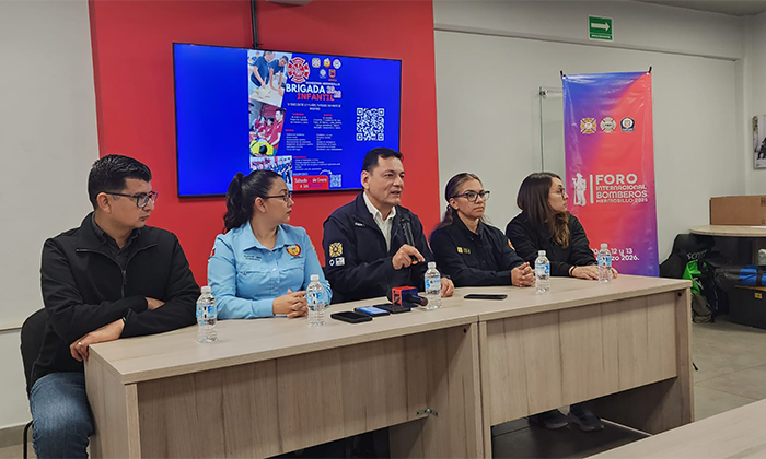 Invitan bomberos a participar en Brigada Infantil 2026