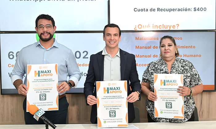 Anuncian novena edición del programa Maxi Apoyo