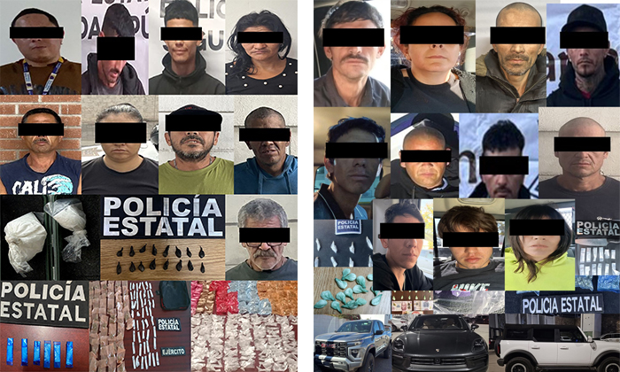 Atrapan a 48 personas por narcomenudeo en distintos municipios de Sonora