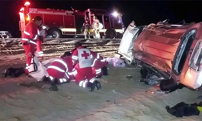 Muere madre e hija en trágico volcamiento en la carretera Santa Clara a Puerto Peñasco