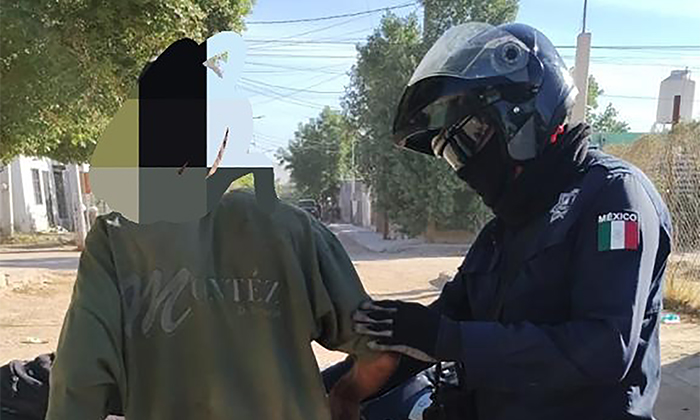 Capturan a peatón armado y con droga