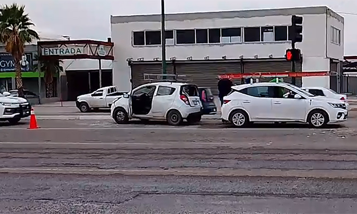 Deja triple choque un herido en la calle Reforma y Ruiz de Ayón