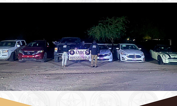Recuperan en operativo seis vehículos robados en Sonoyta
