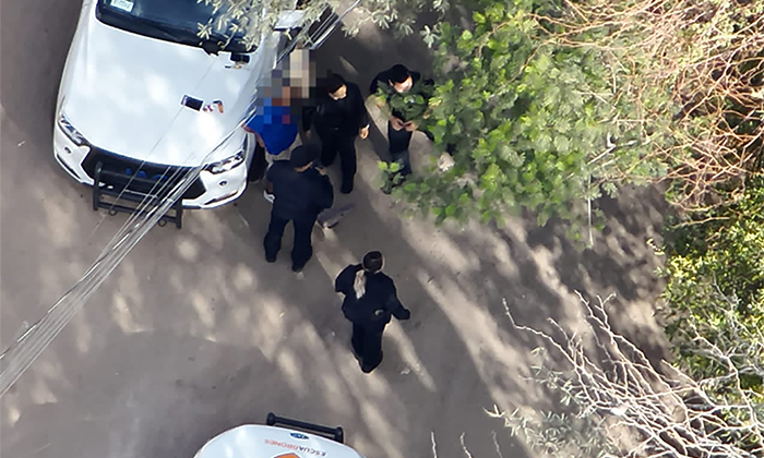 Arrestan a sujeto con vehículo robado en el fraccionamiento San Sebastián