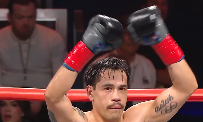 Vence “Chino” Rodríguez a rival por nocaut técnico