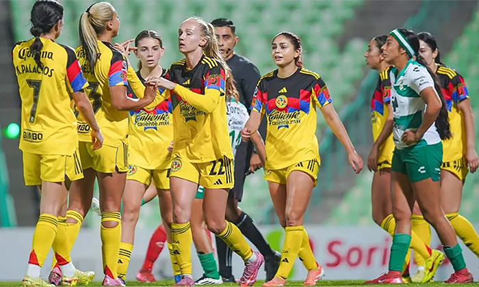 América femenil vence por 2-1 a Santos