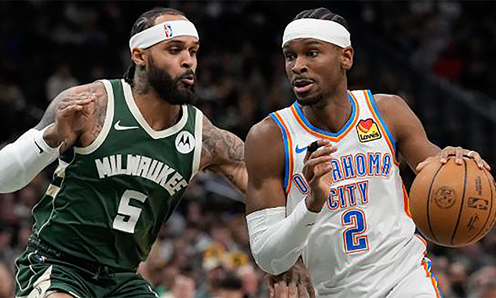 Thunder se impone ante Milwaukee por 122-102