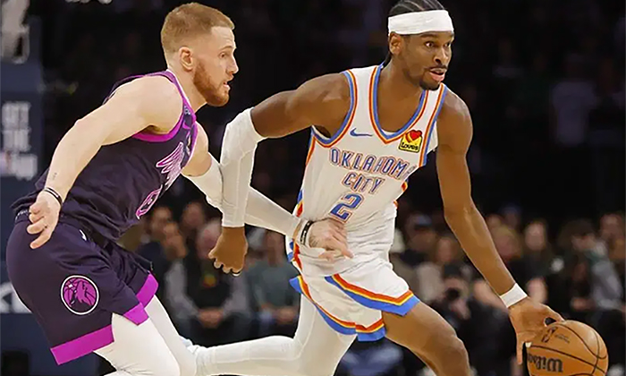 Timberwolves domina a Thunder por 123-111