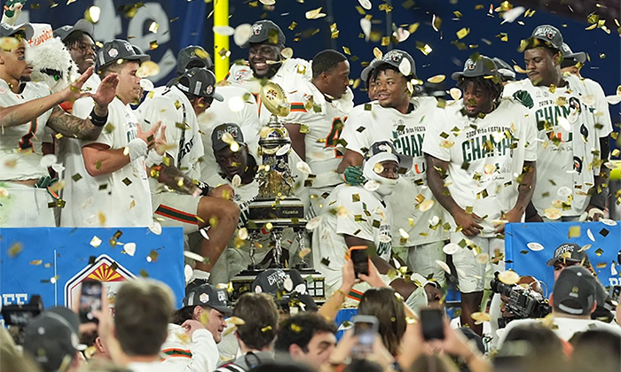 Va Miami a la final del futbol americano colegial