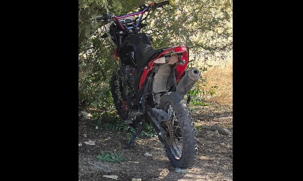 Localizan policías motocicleta robada en la colonia Rancho Grande