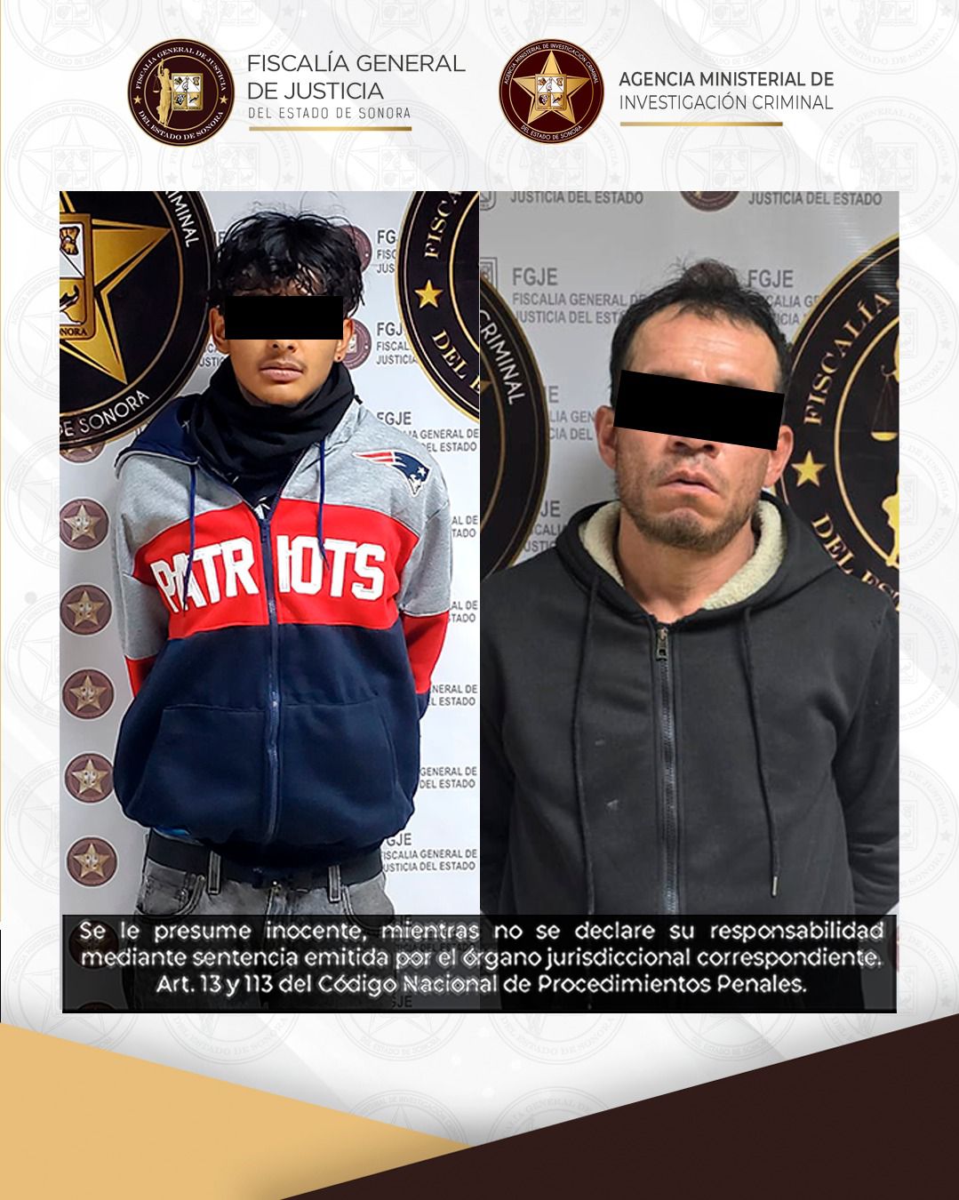 FGJES  Logra la Vinculación a Proceso de Dos Sujetos por Lesiones Graves Cometidas en Contra de Personas en Situación de Calle en Nogales, Sonora