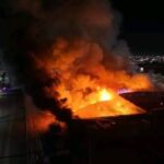 Incendio,Tienda Sams hermosillo