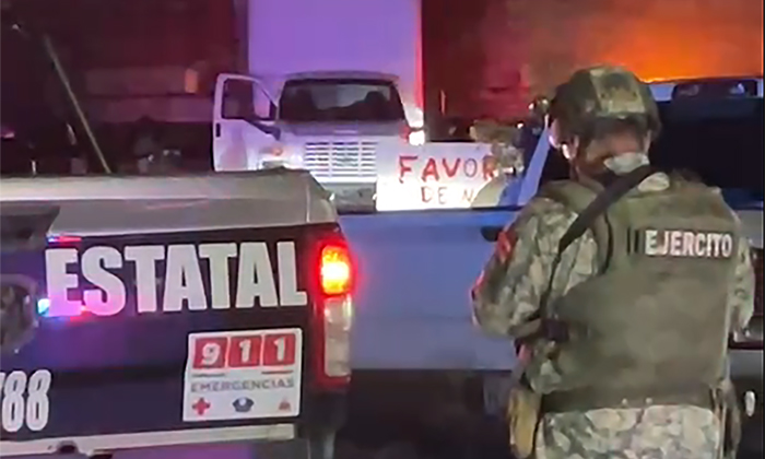 Aseguran vehículo abandonado por ladrones en Estación Zamora