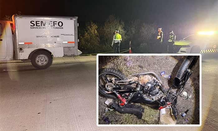 Muere pareja de motociclistas al norte de Vicam