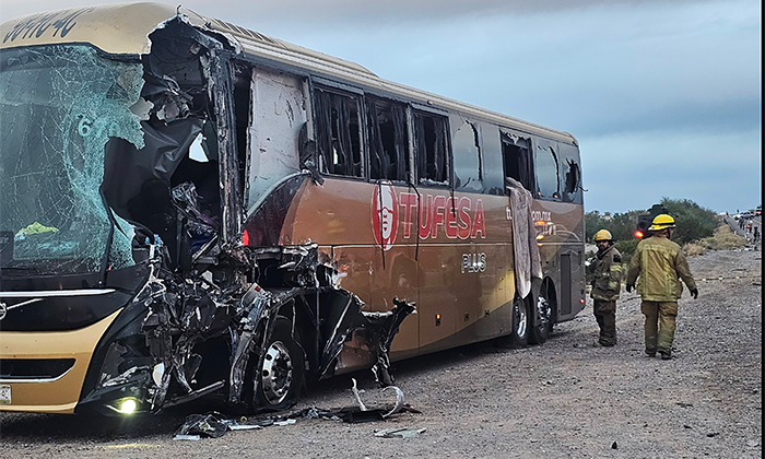 Mueren cinco en “camionazo” de Tufesa en la carretera Sonoyta-Caborca