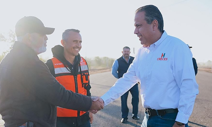 Supervisa primera etapa del Libramiento Norponiente; El presidente municipal Antonio Astiazarán