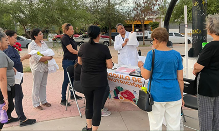 Llevan consultas nutricionales gratis a colonias