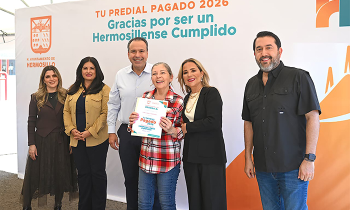 Reconoce Toño Astiazarán a 190 ciudadanos cumplidos mediante el programa Tu Predial Pagado 2026