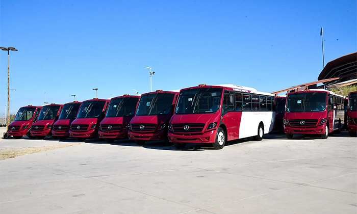 Moderniza gobernador el transporte en Sonora con nueva tecnología y más unidades