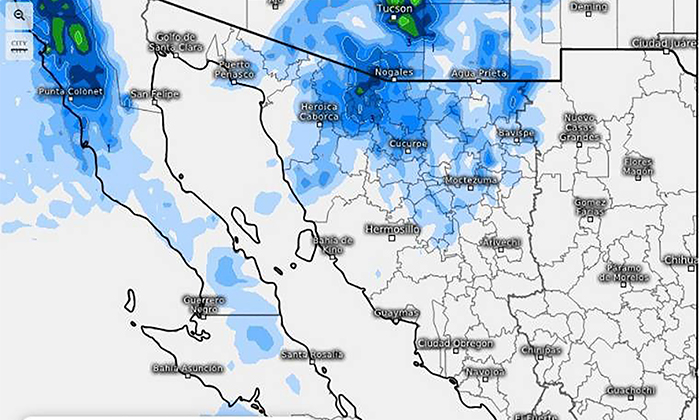 Traerá nuevo frente frío lluvias y descenso de temperatura en la entidad