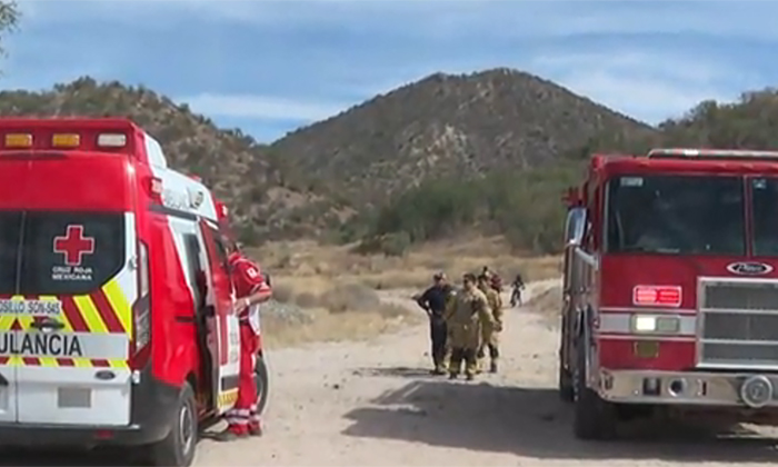 Rescatan a sexagenario de Cerro del Bachoco; Elementos de auxilio