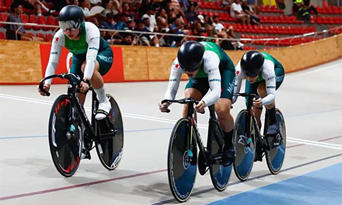 Ganan ciclistas femeninas el oro en Chile en Panamericano