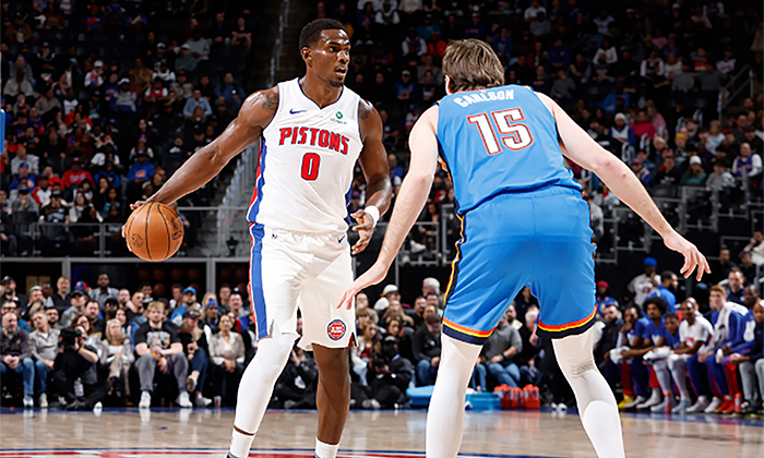 Pistones se impone por 124 a 116 a Thunder durante duelo de líderes