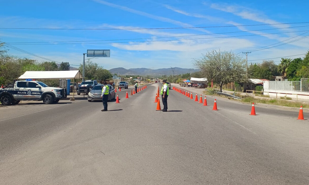 “Blindan” autoridades la ciudad con operativos en las zonas urbana y rural