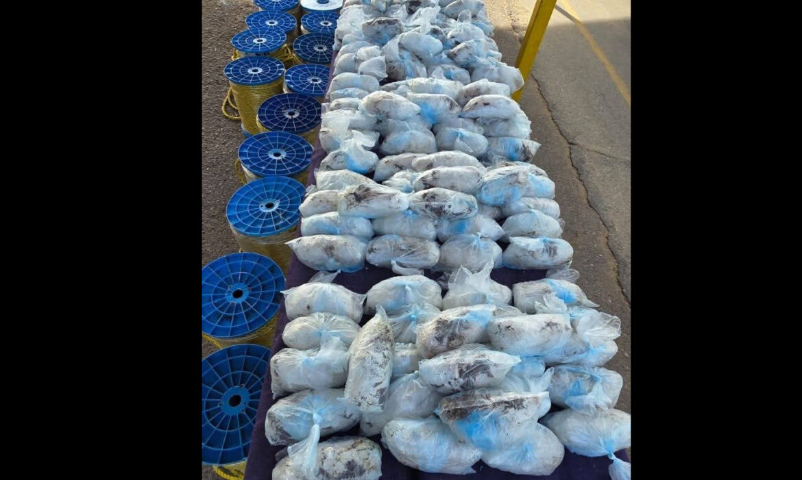 Aseguran cargamento de metanfetamina en San Luis Río Colorado