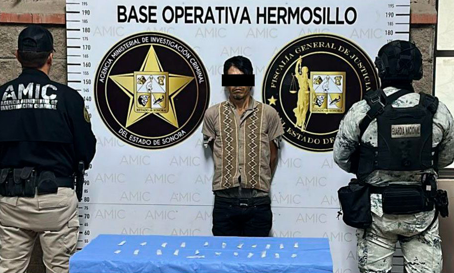 Aseguran a “tirador” en cateo en el fraccionamiento Dunas