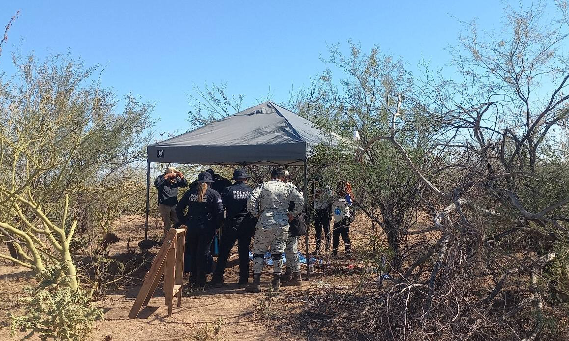 Localizan Buscadoras más restos humanos en el valle de Guaymas