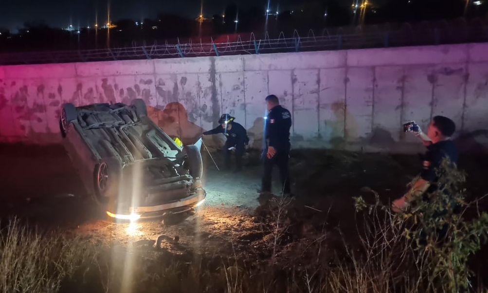 Deja volcamiento cinco heridos al sur de Empalme