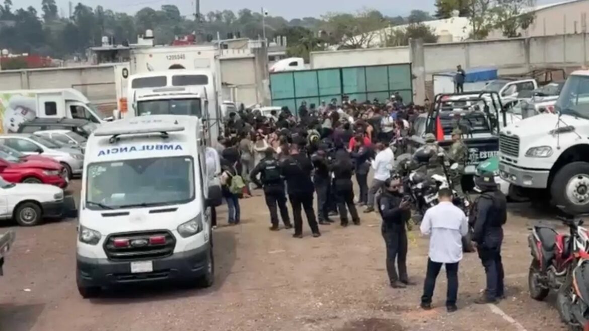 Autoridades encuentran a 229 migrantes encerrados en tráiler en Veracruz
