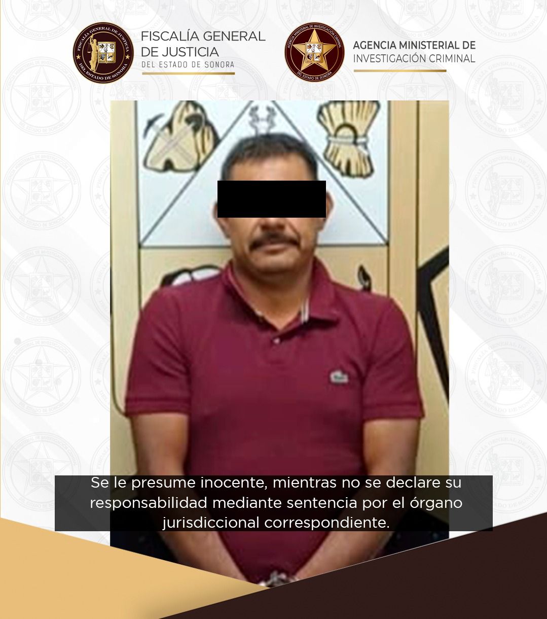 FGJES obtiene vinculación a proceso contra imputado por violencia familiar en Navojoa