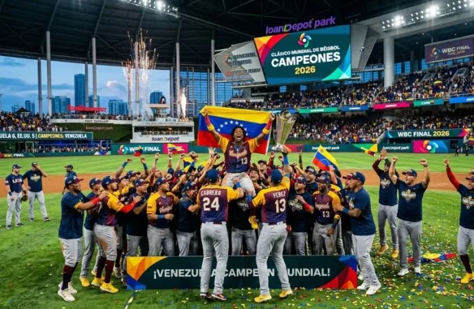 Venezuela se corona campeona y alcanza la gloria máxima en el Clásico Mundial de Béisbol