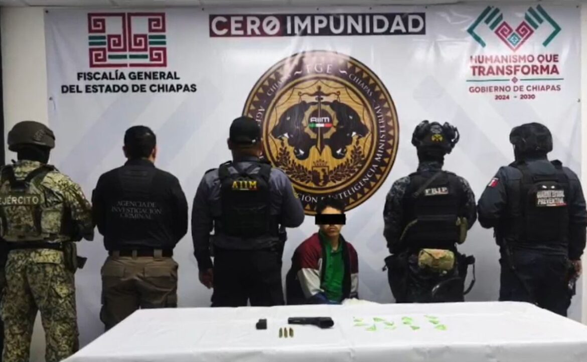 Cae “El Chinito” por ataque a bares en Villaflores; lo ligan a grupo criminal