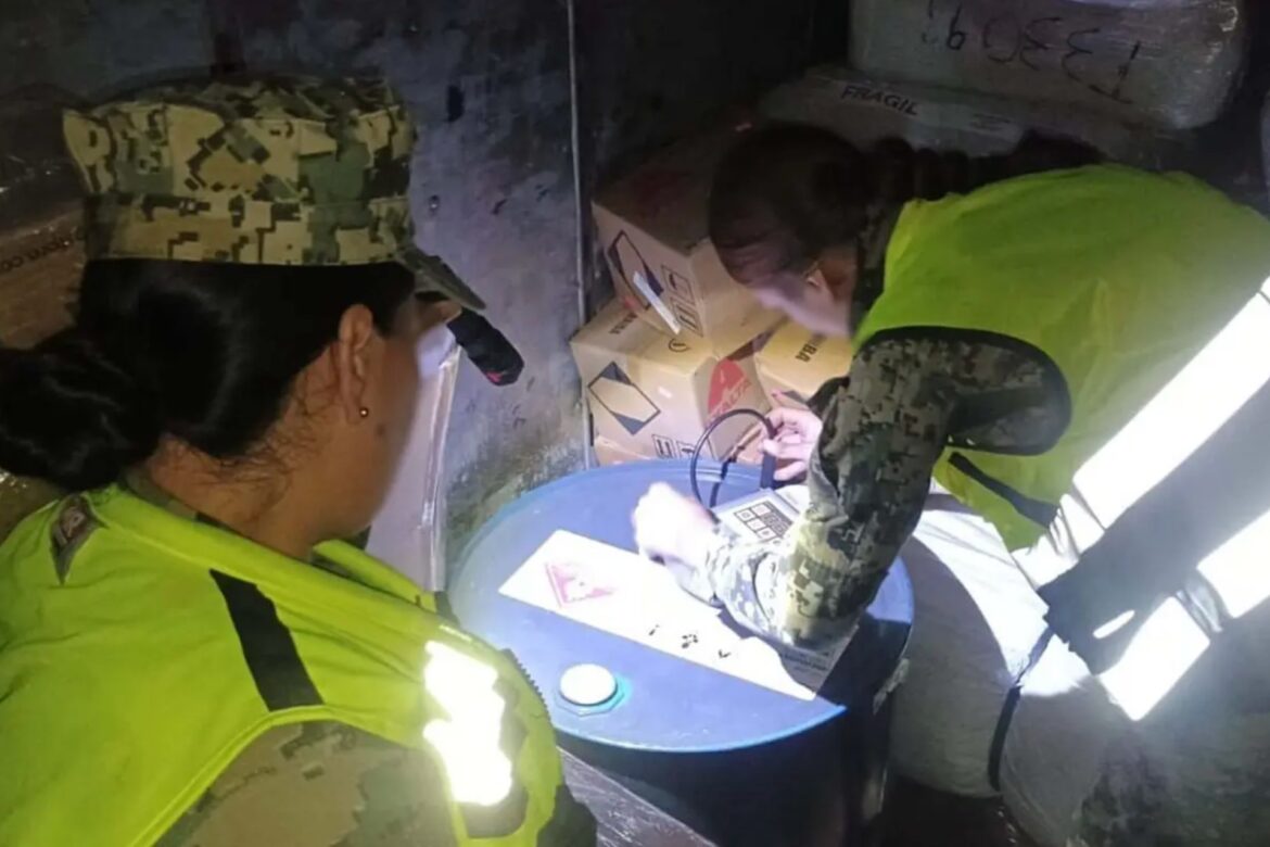 Asegura Marina cargamento de precursores químicos en Topolobampo, Sinaloa