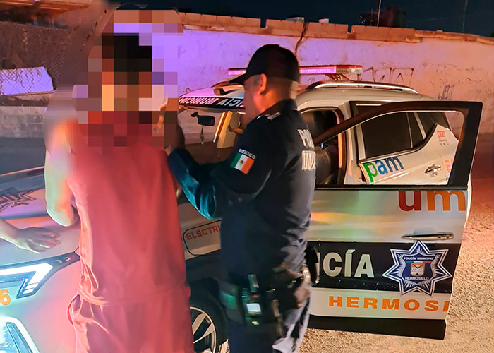 Golpea con una chancla a su madre y lo apresan en el fraccionamiento Pueblitos