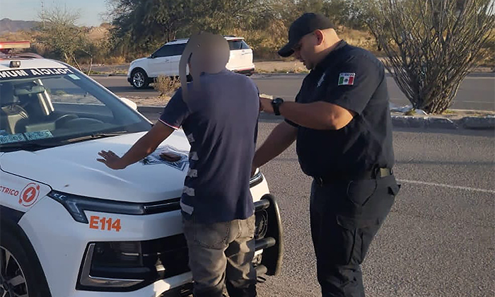 Detienen a joven por disparar al aire en la colonia Nueva Ilusión