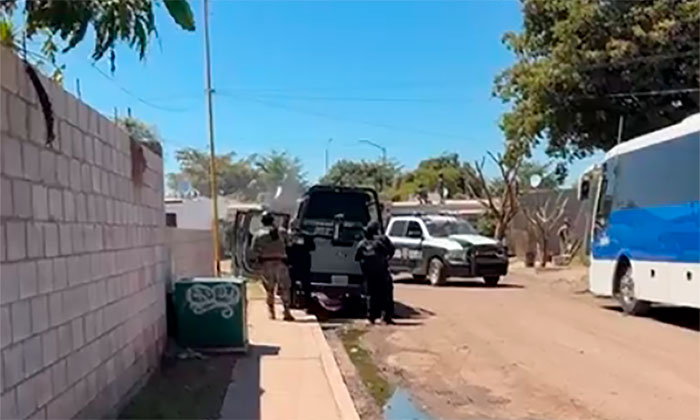 Detienen a sujeto armado tras atrincherarse